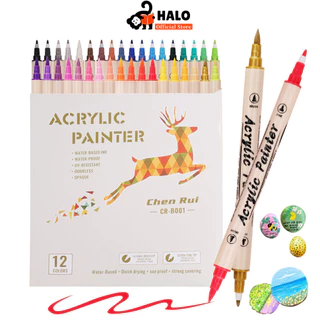 80 สี คู่ เคล็ดลับ อะคริลิคปากกามาร์กเกอร์ชุดระบายสีชุดปากกาเน้นข้อความสีเครื่องหมายชุดอุปกรณ์ศิลปะ