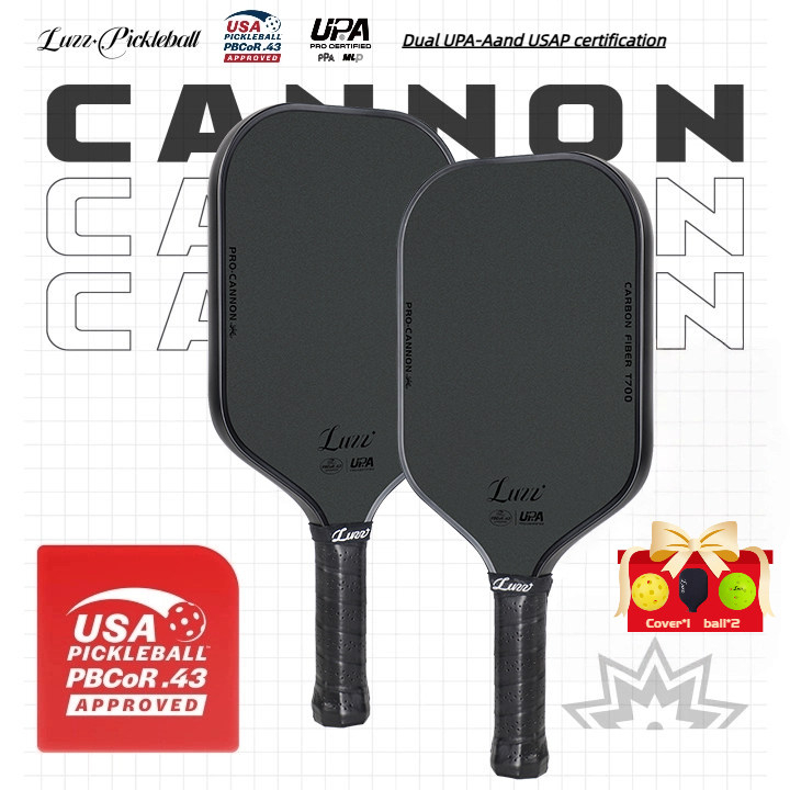 พาย Pickleball Paddle Cannon Paddle T700 พื้นผิวแรงเสียดทานคาร์บอน|เทอร์โมฟอร์ม