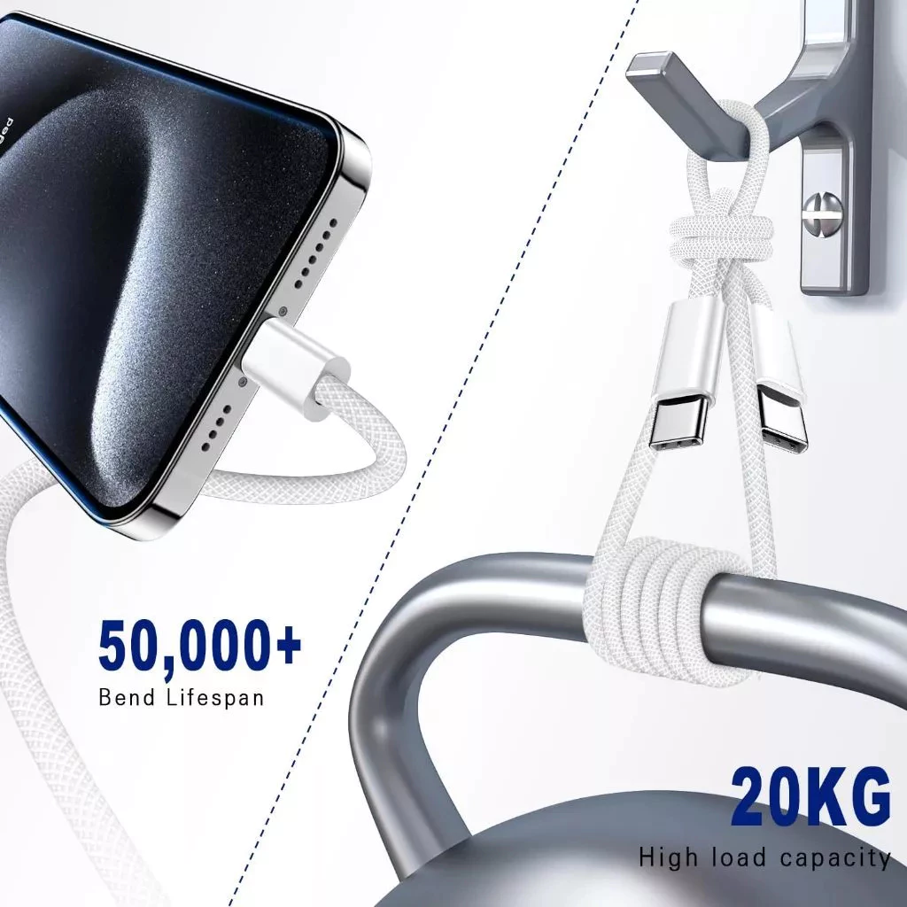 Oscrop ชุดชาร์จเร็ว PD 30W หัวชาร์จ+สายชาร์จ Type-C รองรับ iPhone 15-17 Pro Max thumbnail 5