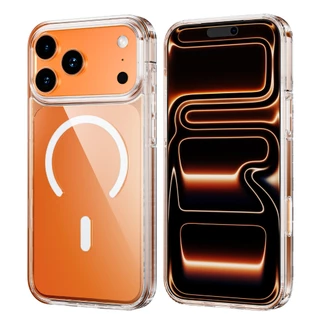 WSKEN For iPhone 17ProMax 16ProMax โปร่งใส แม่เหล็ก Case Set Magnetic เคส ไอโฟน 17 16Pro 16Plus 16 เคสกันกระแทก เคสใส ฟิล์มกระจกนิรภัย ฟิล์มกล้อง