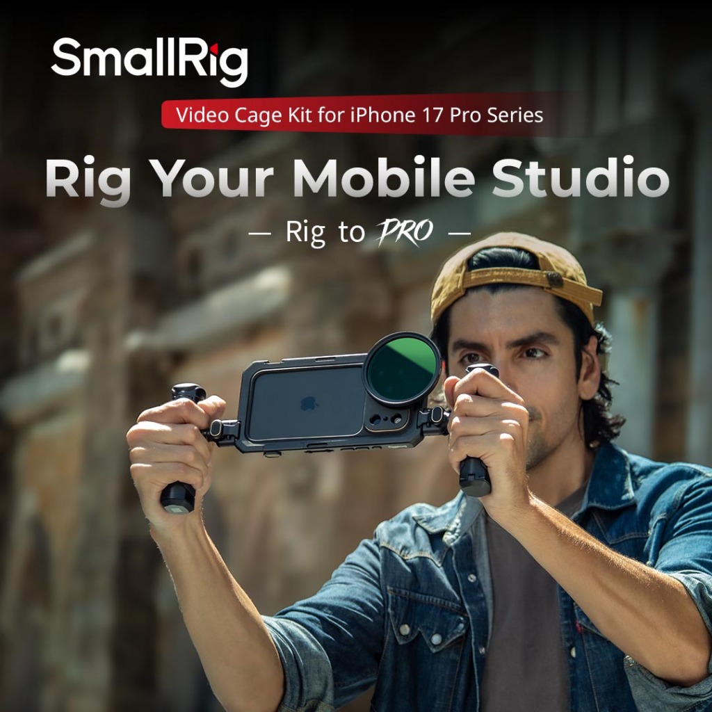 SmallRig Mobile Video Cage/Mobile Dual Handheld Kit สําหรับ i-Phone 17 Pro/i-Phone 17 Pro Max#5542#5