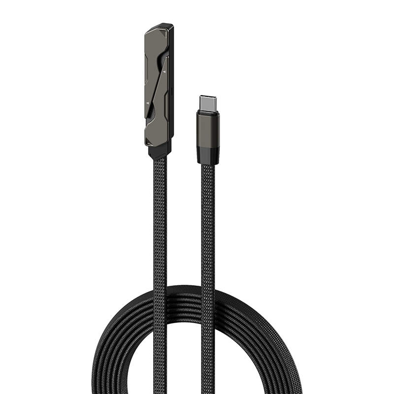 BlueWow 240W ขาตั้งโทรศัพท์มือถือแบบพับได้ สายเคเบิลข้อมูลแบบชาร์จเร็วพร้อมขั้วต่อมุมสําหรับ Type-c/Android - รูปที่ 6