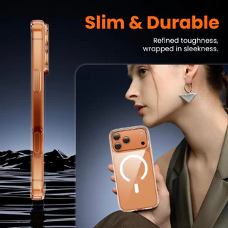WSKEN For iPhone 17ProMax 16ProMax โปร่งใส แม่เหล็ก Case Set Magnetic เคส ไอโฟน 17 16Pro 16Plus 16 เคสกันกระแทก เคสใส ฟิล์มกระจกนิรภัย ฟิล์มกล้อง