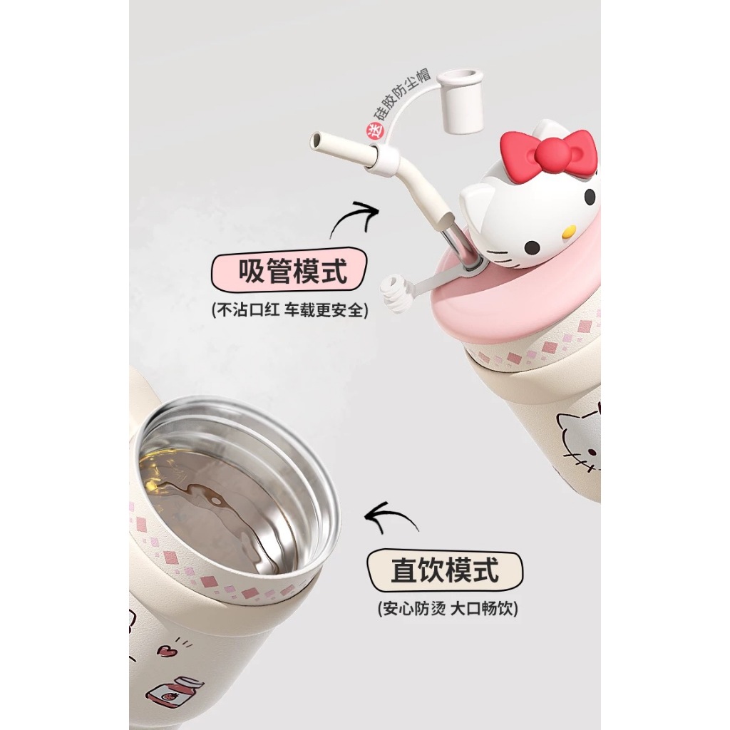 Sanrio HelloKitty กระบอกน้ำ แก้วน้ำเก็บอุณหภูมิ ขนาด 700ml. Sus316 ลายน่ารักมากๆค่ะ Thermos Cup - รูปที่ 5