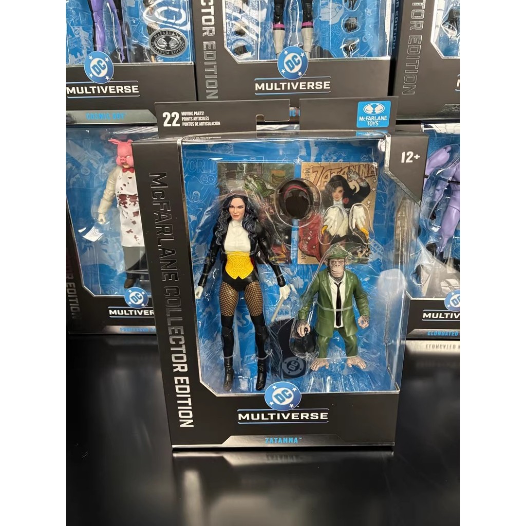 McFarlane DC Collectors Series Zatanna & Detective Gorilla Original Color Action Figure