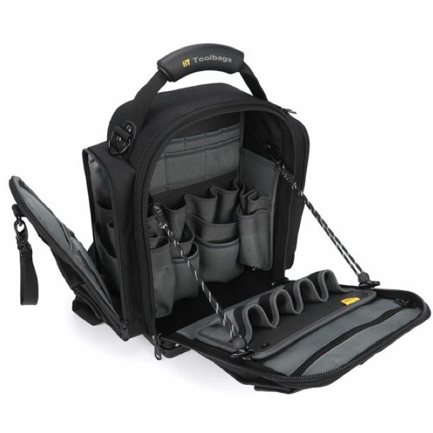 HY-Tech Pac Medium Compact (HY-TPMC Black) กระเป๋าเป้สะพายหลังหนักอ่อนแอปัจจุบัน Hydroelectric อุปกรณ์ชุดซ่อม - รูปที่ 4