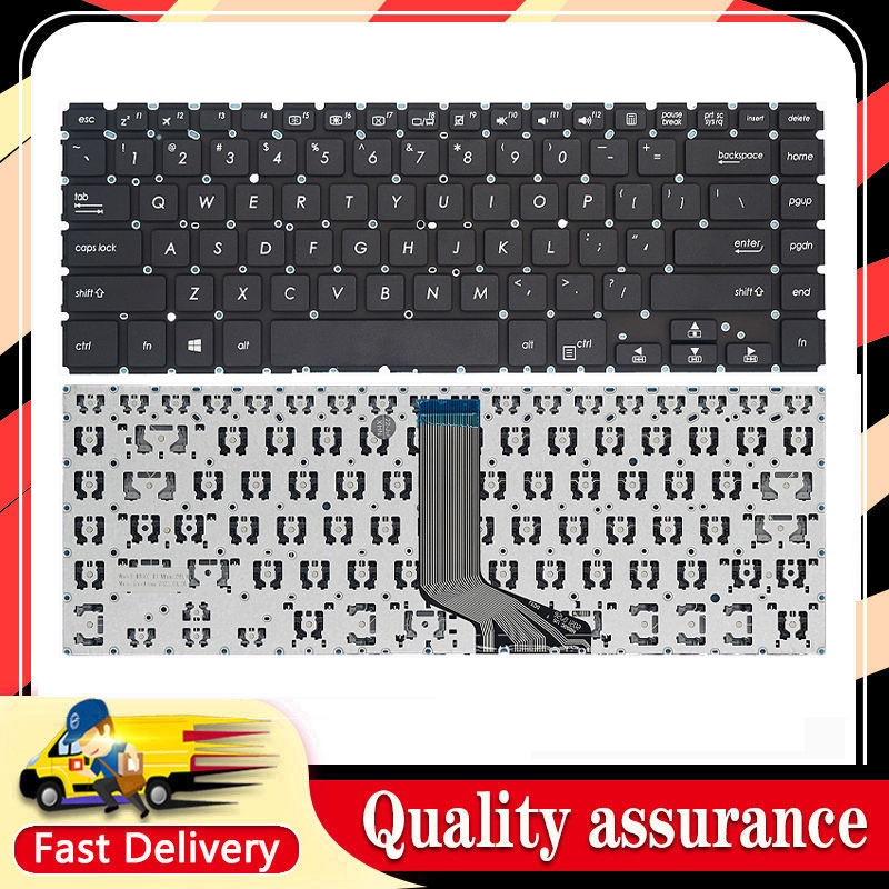 แป้นพิมพ์แล็ปท็อปใหม่สําหรับ ASUS PRO P1440FA P1440F P1440UF P1440UA P1440U ปุ่มภาษาอังกฤษ