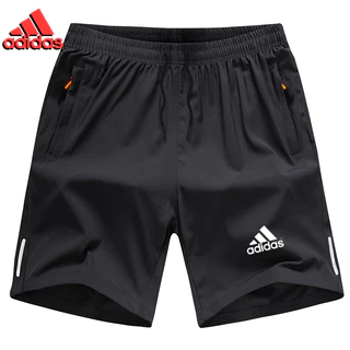 M ~ 8XL กางเกงกีฬาขาสั้นผู้ชายขนาดใหญ่ยืดแห้งเร็วเหมาะสําหรับชายหาดกีฬากลางแจ้งสองซิป