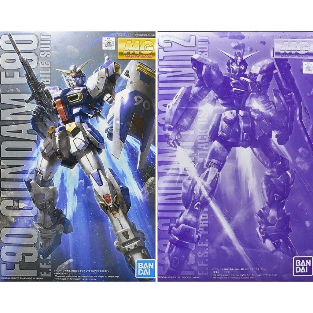 BANDAI PB MG 1/100 MOBILE SUIT GUNDAM F90 Gundam II F90 Unit 2 AtoZ PRO Plastic Model
