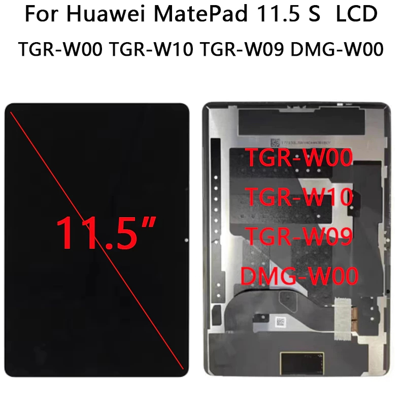 11.5" สําหรับ Huawei MatePad 11.5 S TGR-W00 TGR-W10 TGR-W09 DMG-W00 จอแสดงผล LCD Touch Screen Digiti