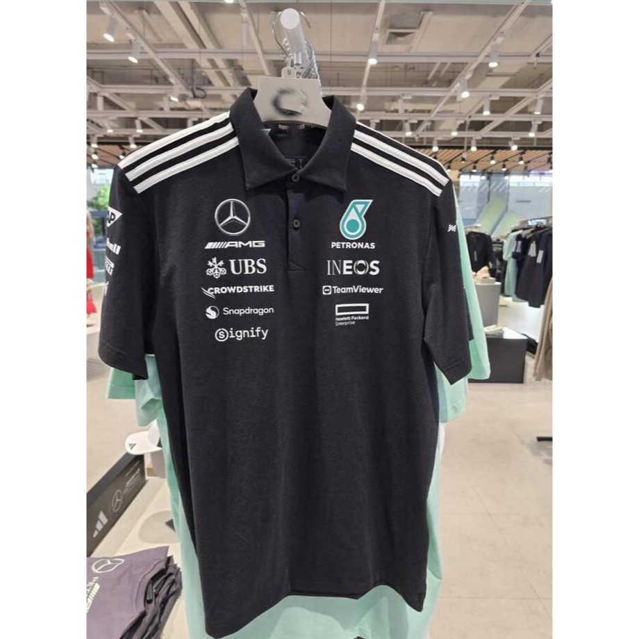Mercedes AMG Petronas F1 2025-26 โปโลทีม-Black II 1:1