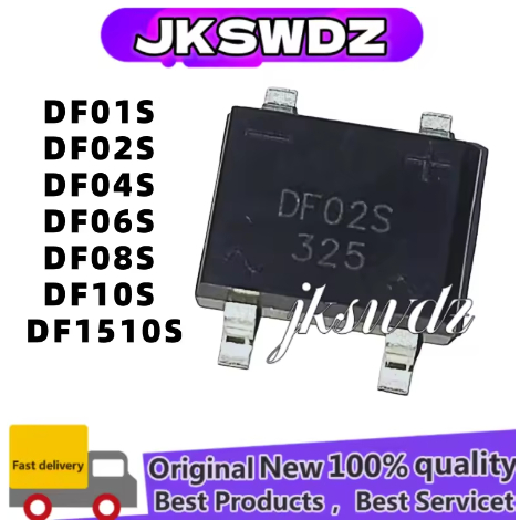 5PCS 100% ใหม่ DF01S, DF02S, DF04S, DF06S, DF08S, DF10S, DF1510S-T, ของแท้ SOP4 Bridge Rectifier