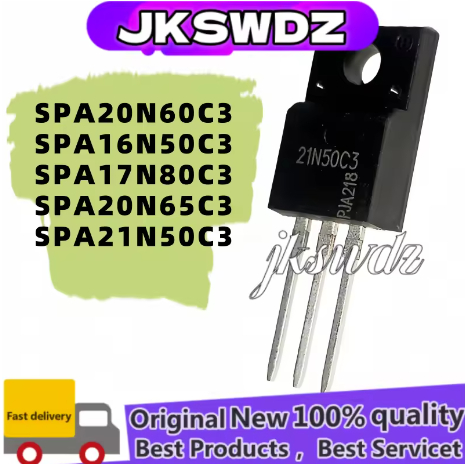 1-5PCS SPA20N60C3 TO-220F 20N60C3 SPA20N60 SPA16N50C3 16N50C3 SPA17N80C3 17N80C3 SPA20N65C3 SPA21F3 