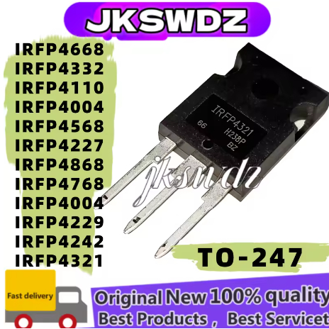 1-5PCS 100% ใหม่ IRFP4868 IRFP4768 IRFP4227 IRFP4110 IRFP4568 IRFP4668 IRFP4332 IRFP4229 IRFP4321 IR