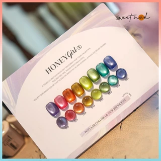 สต็อกพร้อม✨ความหลากหลายของทางเลือกน้ําผึ้ง8สีตาแมว,ชุดแต่งเล็บเพชรหัก(15มล ฟรีคณะกรรมการสี) ลูกปัดแก้วตาแมว,ตาแมวหลากสี,แววเพชรแตก,กาวตาแมวผ้าไหมซาตินสียอดนิยมสี่ฤดู