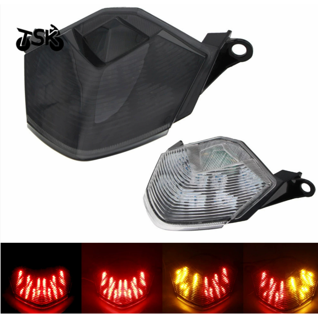 เหมาะสําหรับ Kawasaki Z750 Z1000 ZX10R ZX600 รถจักรยานยนต์ดัดแปลงไฟท้ายด้านหลัง