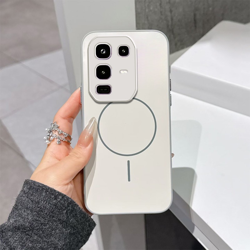 สําหรับ Infinix หมายเหตุ 50S 50 Pro Plus Note50 Pro + 5G 4G X6855 X6858 X6856870 เคสโทรศัพท์แม่เหล็กฝาครอบป้องกัน Anti Drop Precision หลุมปลอก - รูปที่ 2