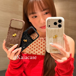 เกาหลี 3D รับ Rich Gold Horse Wave Point Flannel ผ้าเคสโทรศั…