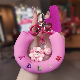 เชือกเส้นเล็กโทรศัพท์มือถือ ใหม่สไตล์แฟชั่นสุภาพสตรีข้อมือเชือกขนาดใหญ่ลําไส้กํามะหยี่แหวนสั้นกลางแจ้งปีนเขาเดินทางเชือกโทรศัพท์มือถื