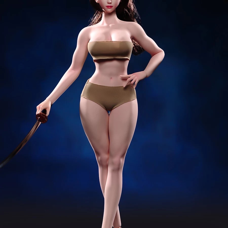 พร้อมสต็อก 1/6 ทหารหญิงเคลือบกระดูกเหล็กร่างกาย ANT T307 Joint Super Movable เพาะกายกล้ามเนื้อประเภทร่างกายหญิง