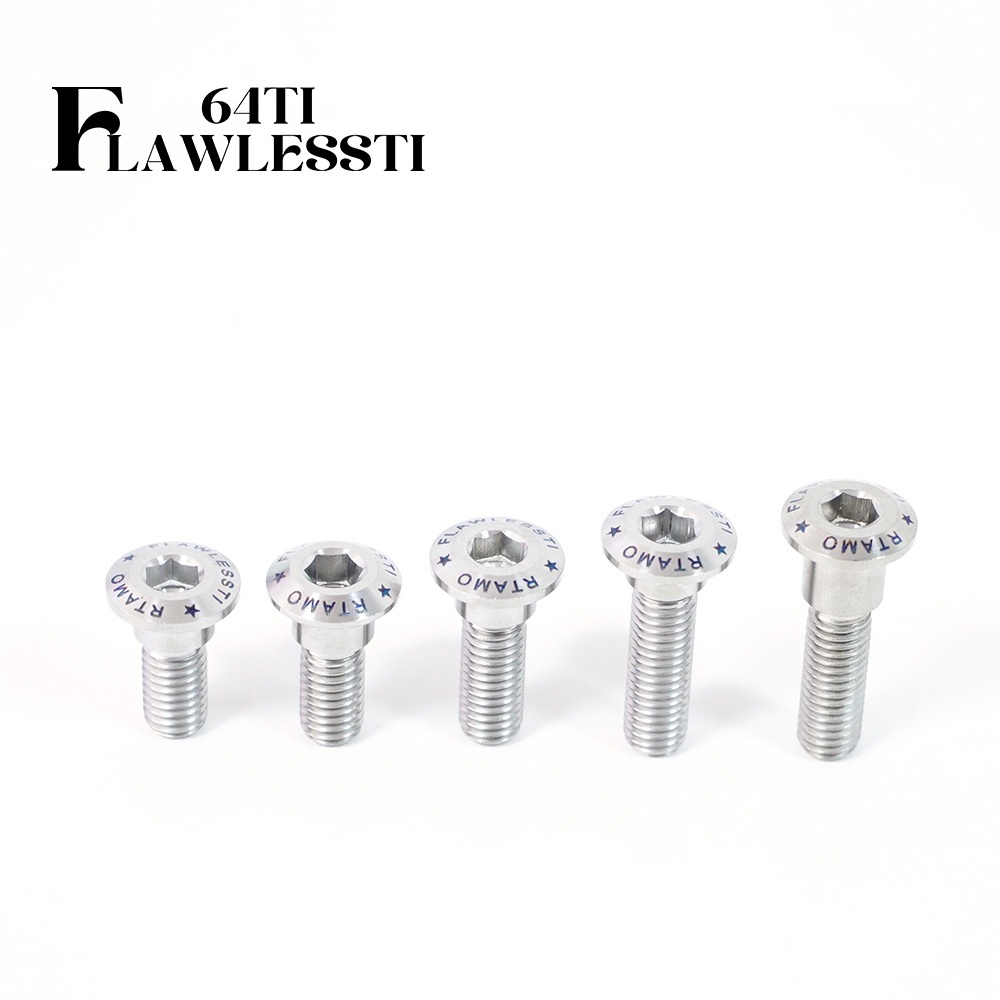 FLAWLESSTI M8x20-33 M6x20-25 มม.G5 ดิสก์เบรกด้านหน้าด้านหลังพักเท้าไทเทเนียม Bolt สําหรับ Forza 350 ADV 160 PCX 160 Wave 125i Giorno 125 Xmax 300 Tmax 560 ZX6R ZX4R - รูปที่ 7