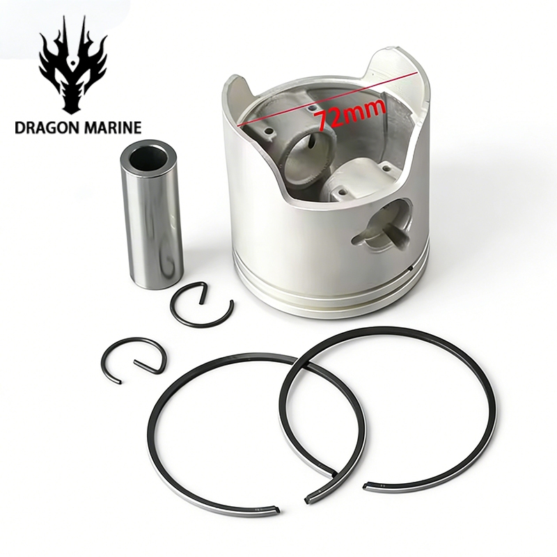 ลูกสูบและแหวนสำหรับ Yamaha Outboard มอเตอร์ 2 จังหวะ 60HP และ 70HP
