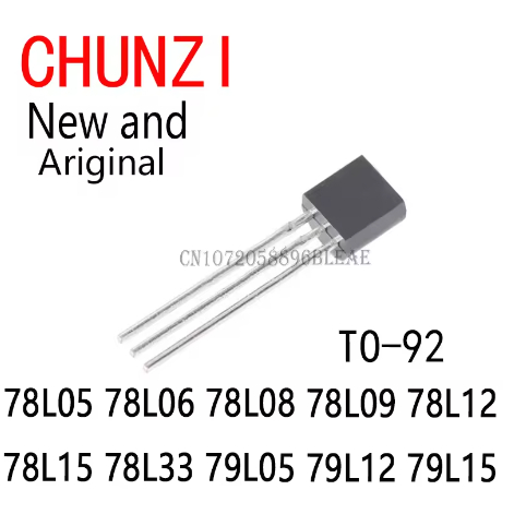 10PCS ใหม่และต้นฉบับ IBUW TO-92 ทรานซิสเตอร์ 78L05 78L06 78L08 78L09 78L12 78L15 78L33 79L05 79L12 7