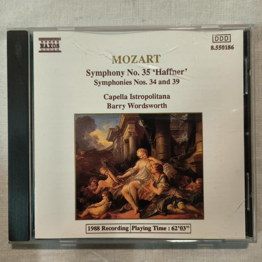 Mozart Symphonies 34, 35 & 39 Capella Istropolitana naxos cd