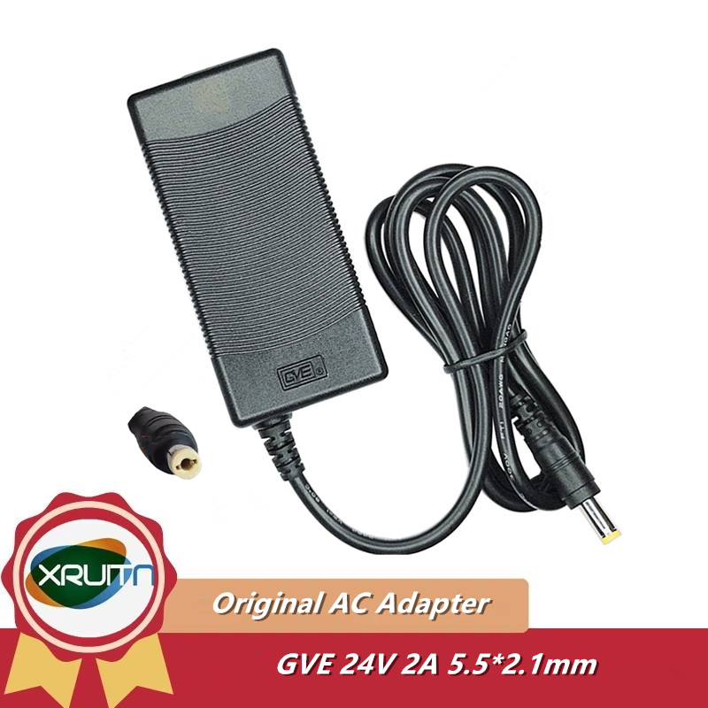 GVE GM51- ของแท้240200-F AC DC Adapter Charger 24V 2A 5.5*2.1 มม. 48W แหล่งจ่ายไฟ