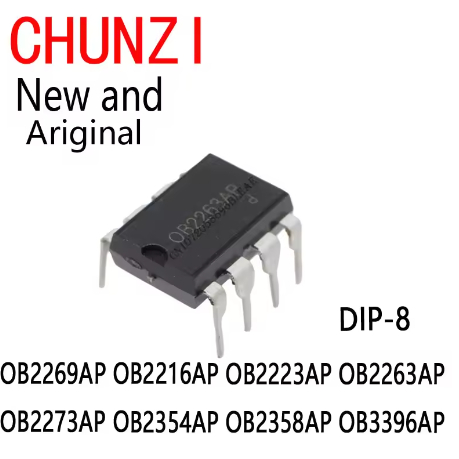 5PCS ใหม่และต้นฉบับ DIP-8 OB2269AP OB2216AP OB2223AP OB2263AP OB2273AP OB2354AP OB2358AP OB3396AP