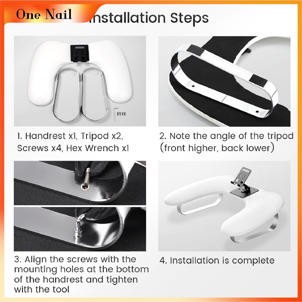 T Thailand ShippingLUGX Tilt U-Shaped Nails Hand Pillow รูปที่ 5