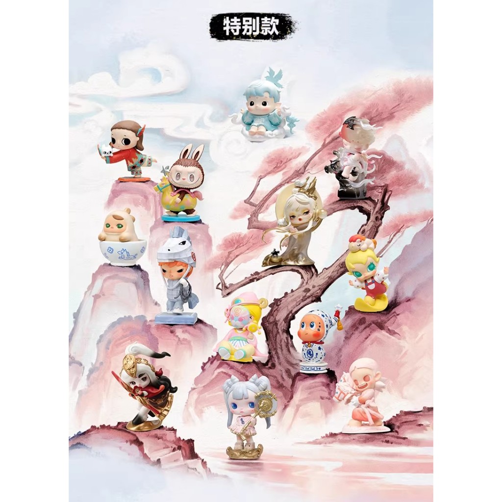 POPMART Blinding Box Toys Figurines ของสะสมชุดของขวัญของ Golden Sprint Series - รูปที่ 6