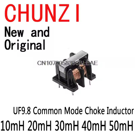 5PCS UU9.8 UF9.8 โหมดทั่วไป Choke Inductor สําหรับกรองเหนี่ยวนํา Pitch 7*8 มม.ลวดทองแดง 10mH 20mH 30