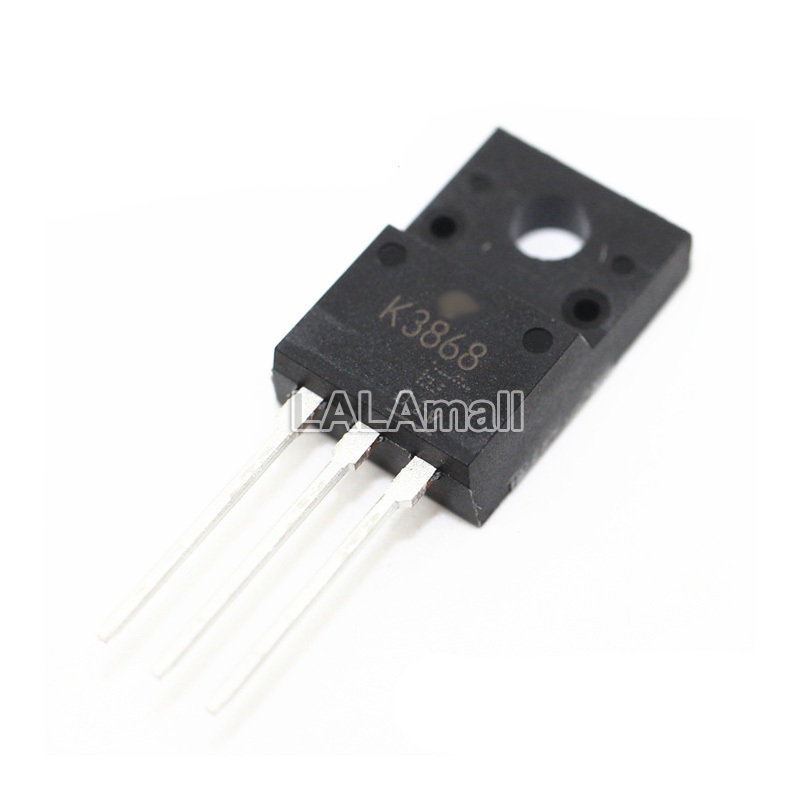 5pcs K3868 2SK3868 TO-220F 500V/5A N-Channel MOSFET ทรานซิสเตอร์ใหม่เดิม
