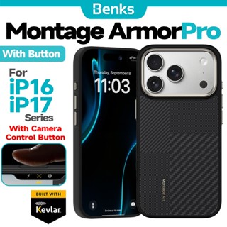 [Benks Official] Benks พร้อมปุ่มกล้อง Magnetic Montage Armor…