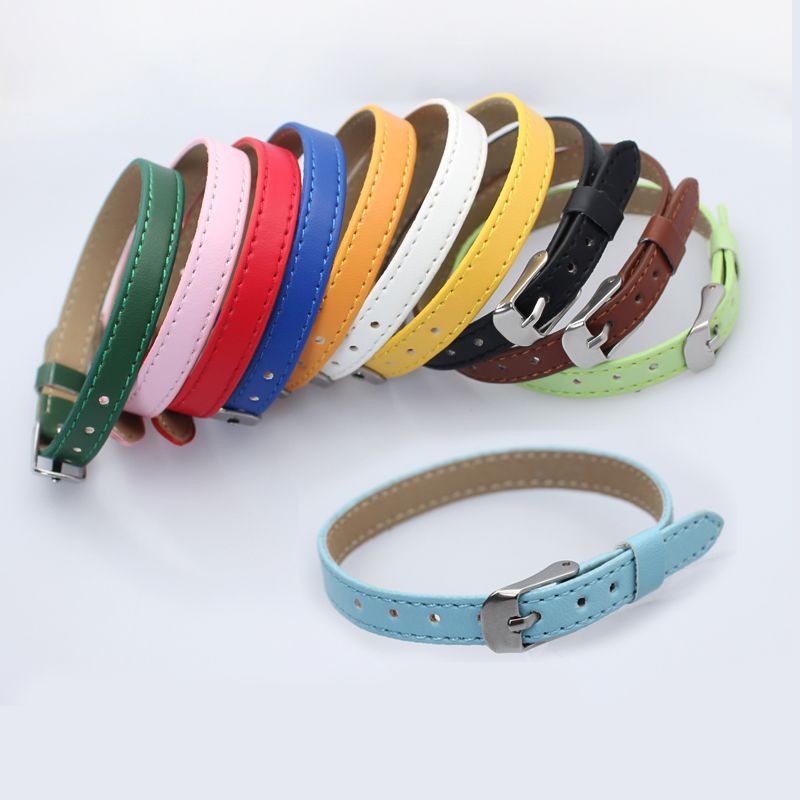 สไลด์ charm สีดอกไม้หัวใจ ขนาด 8 มม. DIY อุปกรณ์เสริมสำหรับเข็มขัดและพวงกุญแจ