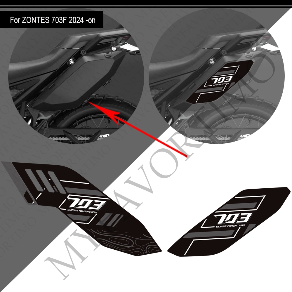 เหมาะสําหรับ ZT703-F ZT-703F ZT703F 703 F ผจญภัยจักรยานรถจักรยานยนต์การใช้ถัง Pad Grip แก๊สการใช้เข่