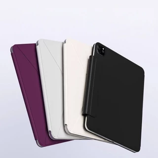 (ส่งถึงวันถัดไป) เคส iPad บางเฉียบ แม่เหล็กไร้ขอบ กันกระแทกระดับทหาร เต็มจอ รองรับ iPad Pro 11"/13", Air 11"/13" และ Gen 10