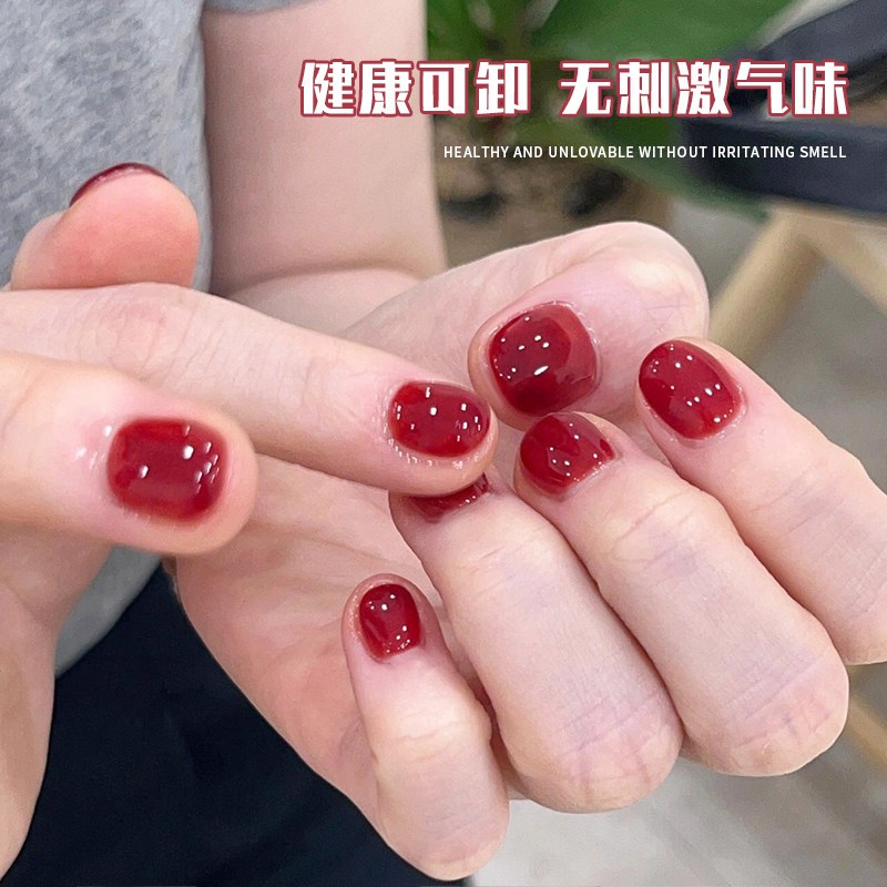 ANNIES Cherry Nail Polish 15ml, เจลแต่งเล็บ, แสงเรืองแสง Quick-Drying