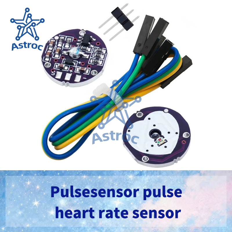 1/3/5 ชิ้น Pulsesensor PULSE heart rate Sensor สําหรับ Arduino เปิดแหล่งฮาร์ดแวร์พัฒนา PULSE SENSOR