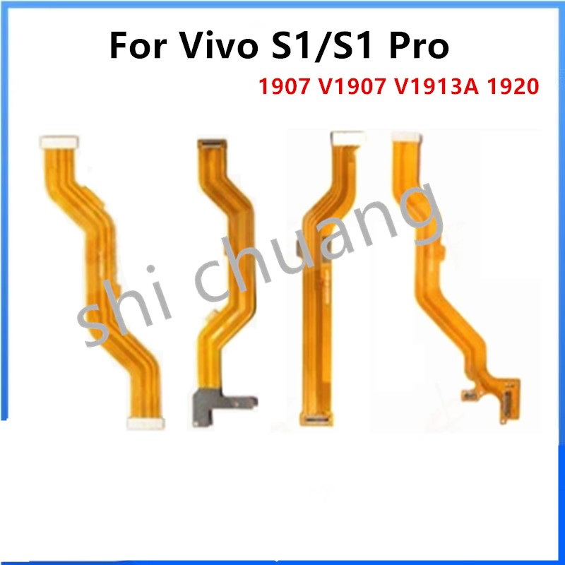 เมนบอร์ด flex cable สําหรับ Vivo S1 Pro 1907 V1907 V1913A 1920 สายแพร LCD