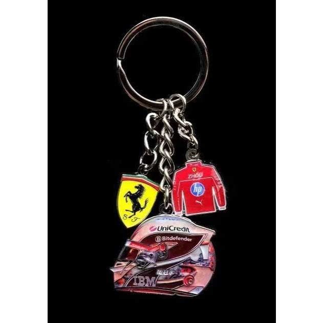 F1 Fleet หมวกกันน็อคพวงกุญแจจี้