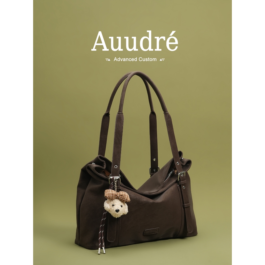 Auure กระเป๋าย้อนยุคสำหรับสายสะบักไหล่ ออกแบบมาเพื่อความจุขนาดใหญ่ เหมาะสำหรับการทำงานและใช้งานทั่วไป