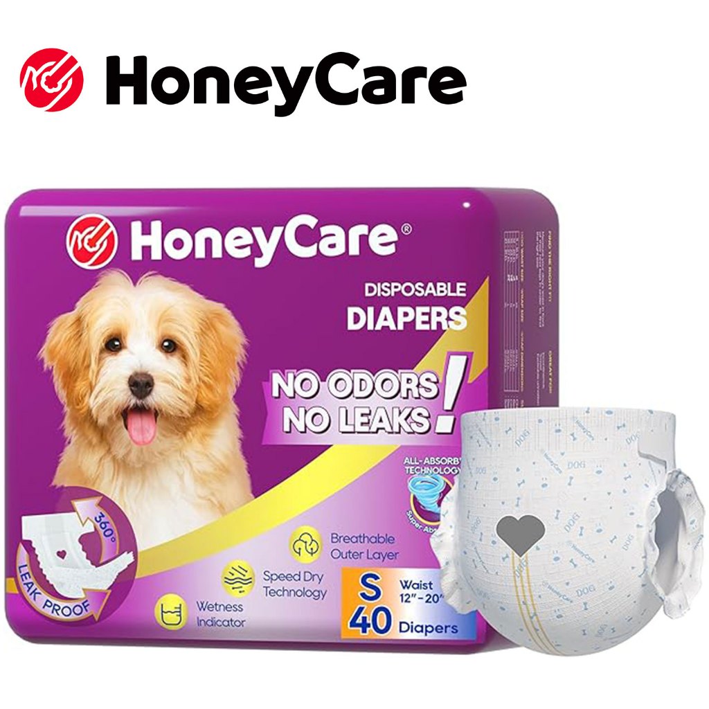 ฮันนี่แคร์ ซุปเปอร์ ดูดซับ ผ้าอ้อมสุนัขเพศเมีย (22-50 ชิ้น/แพ็ค)