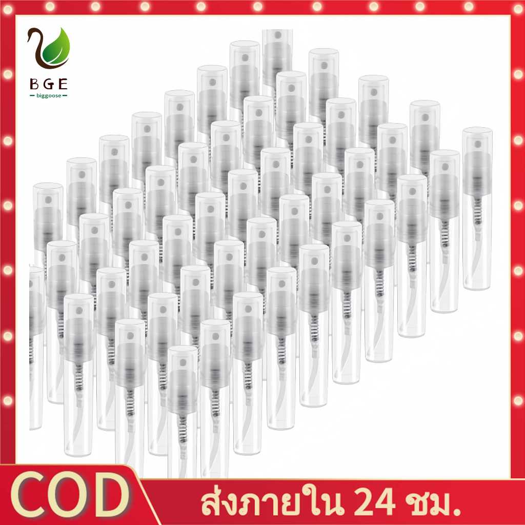 【Fast delivery】🔥50 Pcs Disposable Perfume , Clear Plastic Spray Bottle Portable Fragrance Spray Bottle  - 3Ml ขวดน้ําหอม Atomizing สเปรย์ Liquid คอนเทนเนอร์