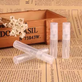 BGE*ขวดสเปรย์ ขวดน้ำหอม 2 ml 3 ml 5 ml ฝาล็อค | ส่งจากไทย🇹🇭 | 50 ชิ้นพลาสติกใสสเปรย์ขวด น้ําหอม Atomizing สเปรย์ Liquid คอนเทนเนอร์