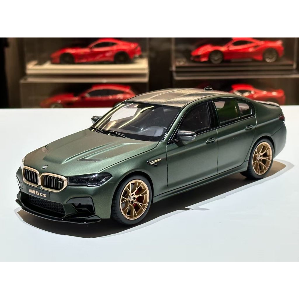 Gt spirit 1/18 BMW f90 m5 cs Matte Green Resin Enclosed รุ่น