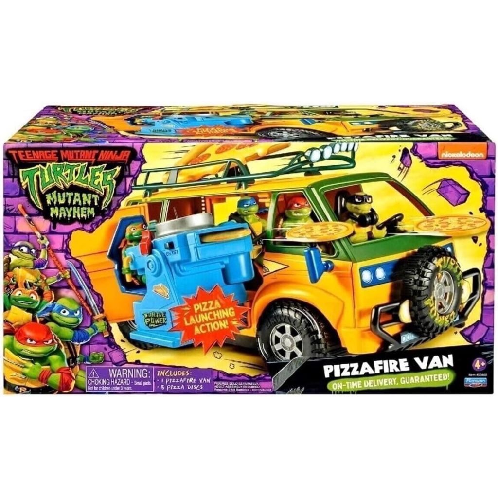 Teenage Mutant Ninja Turtles: Mutant Mayhem Pizza Fire Delivery Van by Playmates Toys เต่านินจาวัยรุ
