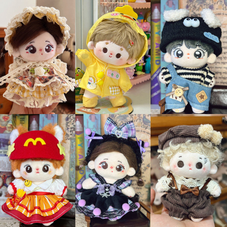 เฉพาะเสื้อผ้า15เซนติเมตรผ้าฝ้ายตุ๊กตาเสื้อผ้าตุ๊กตาตุ๊กตาแต่งตัวกระโปรงย้อนยุค