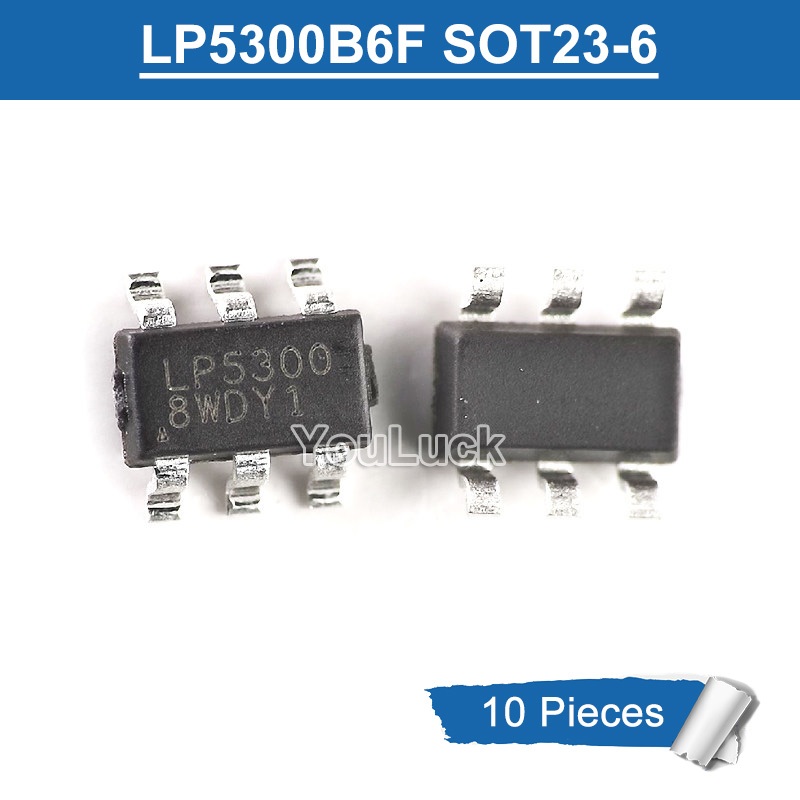 10pcs LP5300B6F LP5300 SOT23-6 Power การตรวจสอบป้องกันชิป IC ใหม่เดิม
